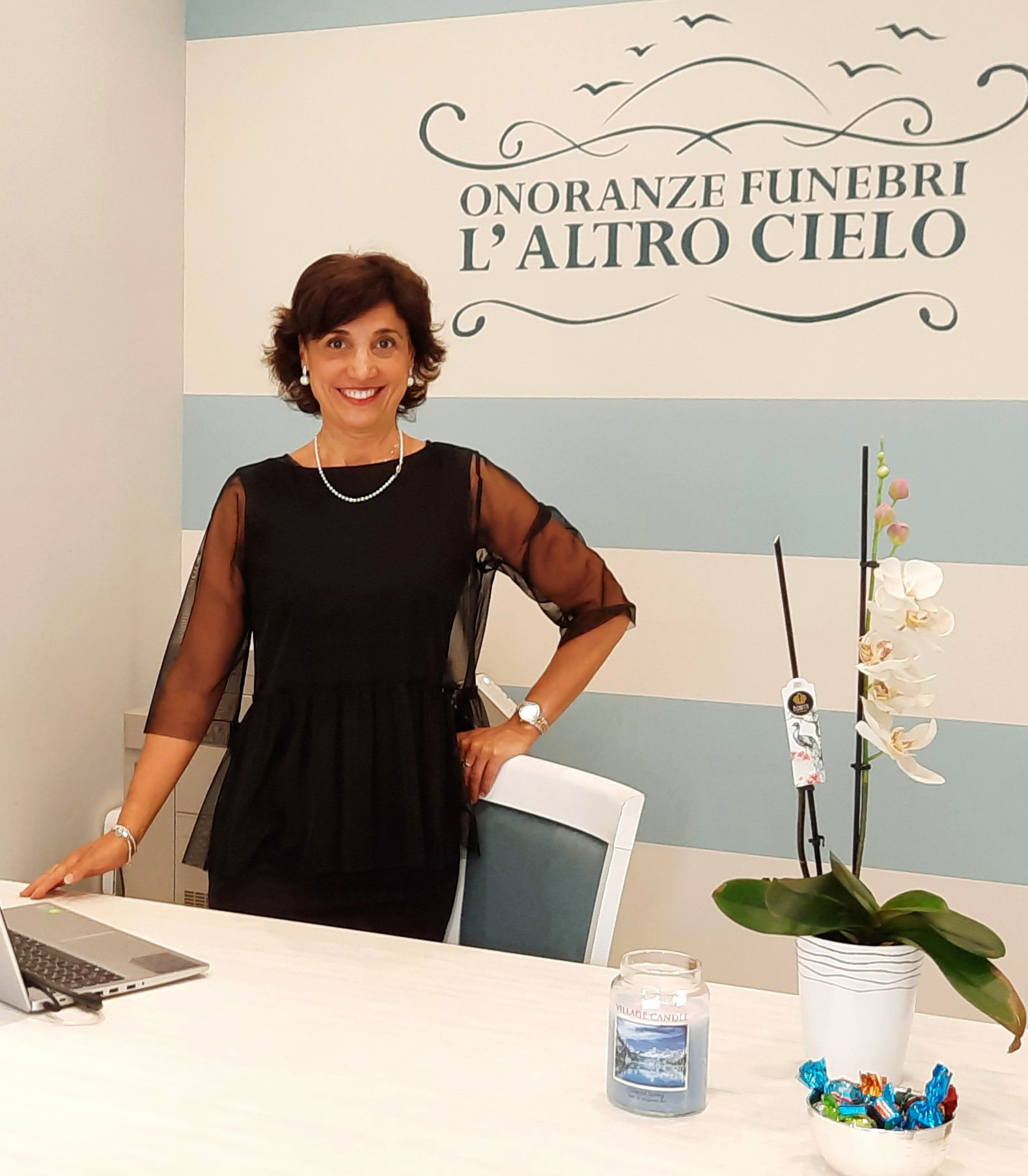 Sara Coloni, titolare delle Onoranze Funebri L’Altro Cielo a Verona